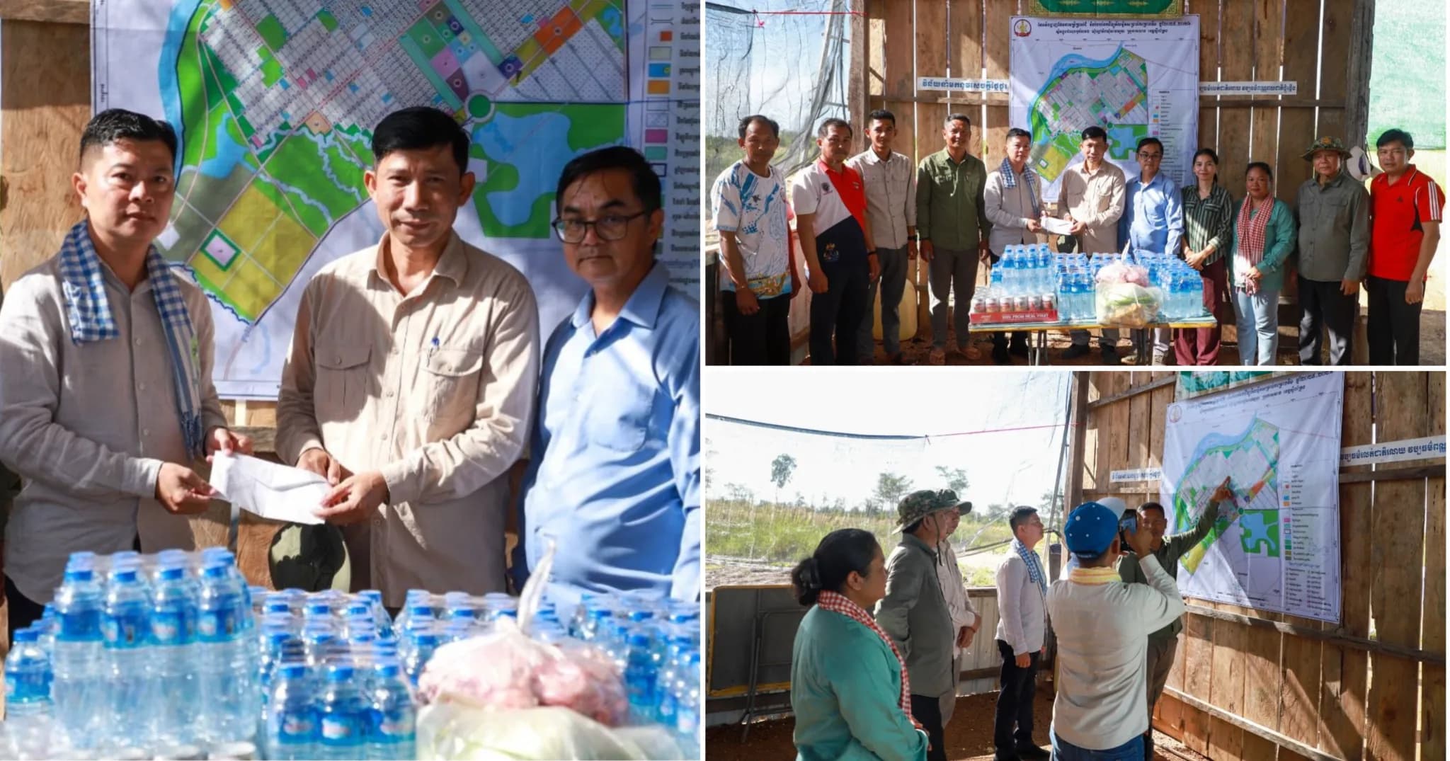 អាជ្ញាធរខេត្តស្ទឹងត្រែង ចុះសួរសុខទុក្ខ និងនាំយកគ្រឿងឧបភោគបរិភោគឧបត្ថម្ភជូនកងកម្លាំងចម្រុះប្រចាំការ នៅតំបន់អូរសេវ ឃុំស្តៅ ស្រុកសេសាន ខណៈយុទ្ធនាការទទួលពលរដ្ឋចូលរស់នៅឈានដល់ថ្ងៃទី៤