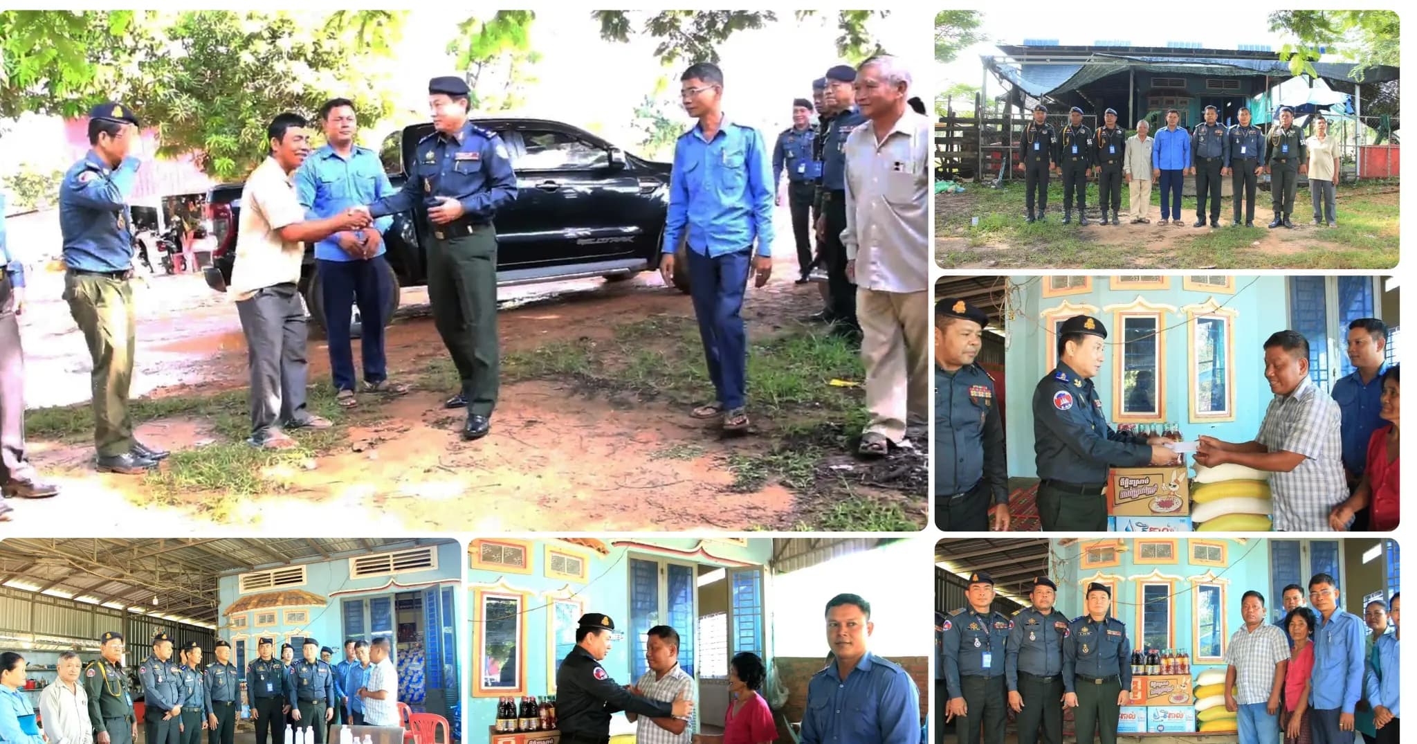 លោកឧត្តមសេនីយ៍ត្រីមេបញ្ជាការ អញ្ជើញចុះសួរសុខទុក្ខ ពលទាហាន កំពុងតែសម្រាកព្យាបាលជំងឺ នៅស្រុកប្រាសាទសំបូរ