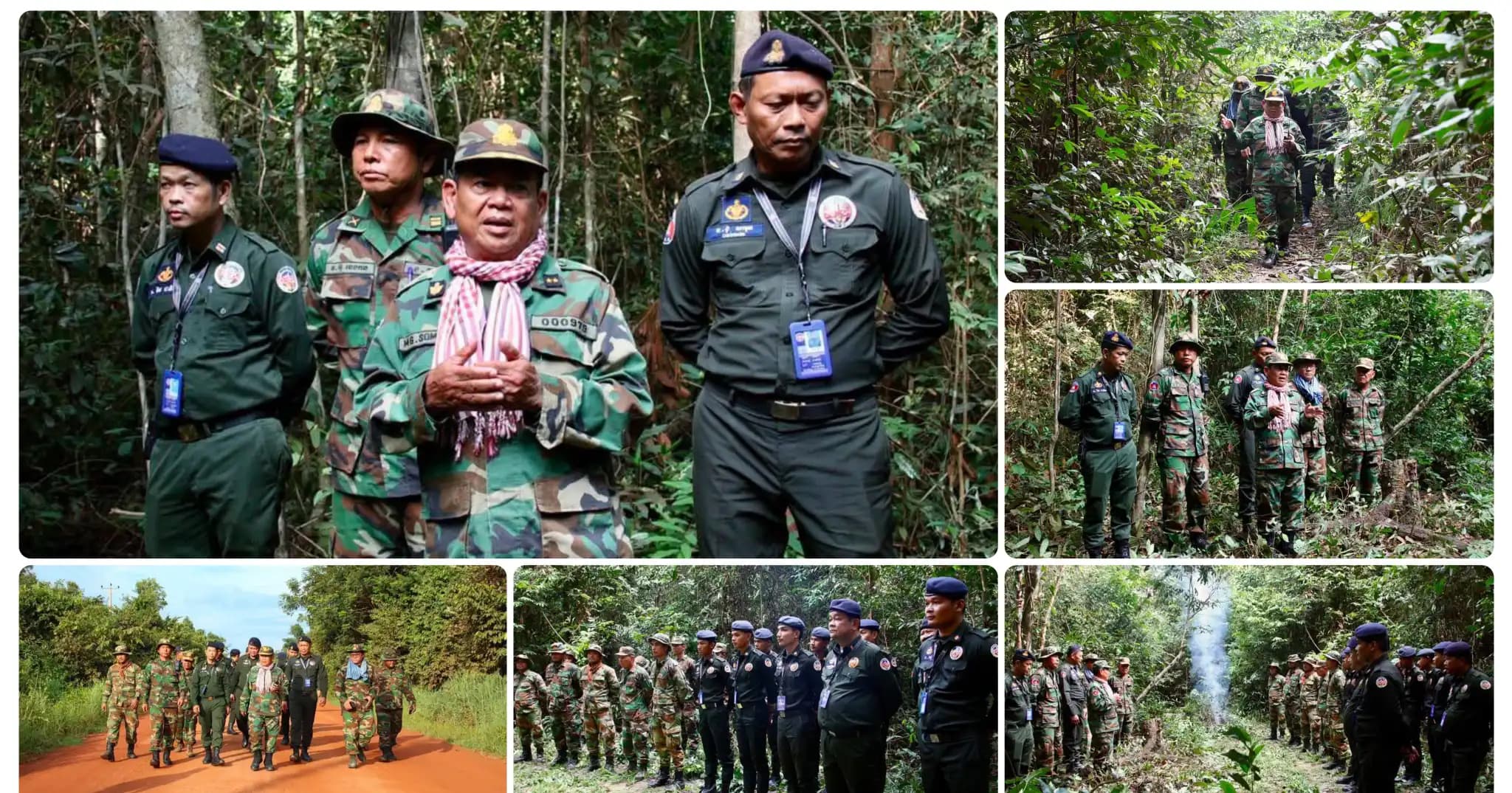 ឧត្តម​សេនីយ៍​ទោ​ សោម​ ស៊ុន​ ត្រួតពិនិត្យ​ និង​ប្រគល់​ភារកិច្ច​ជូន​កងកម្លំាង​ចម្រុះ​ ក្នុង​ភារកិច្ច​ការពារ​ ទប់ស្កាត់ ​និង​បង្ក្រាប​បទ​ល្មើស​ធនធាន​ធម្មជាតិ​ នៅ​តំបន់​ ៤៤​ ស្រុក​សន្ទុក​ ខេត្ត​កំពង់​ធំ​