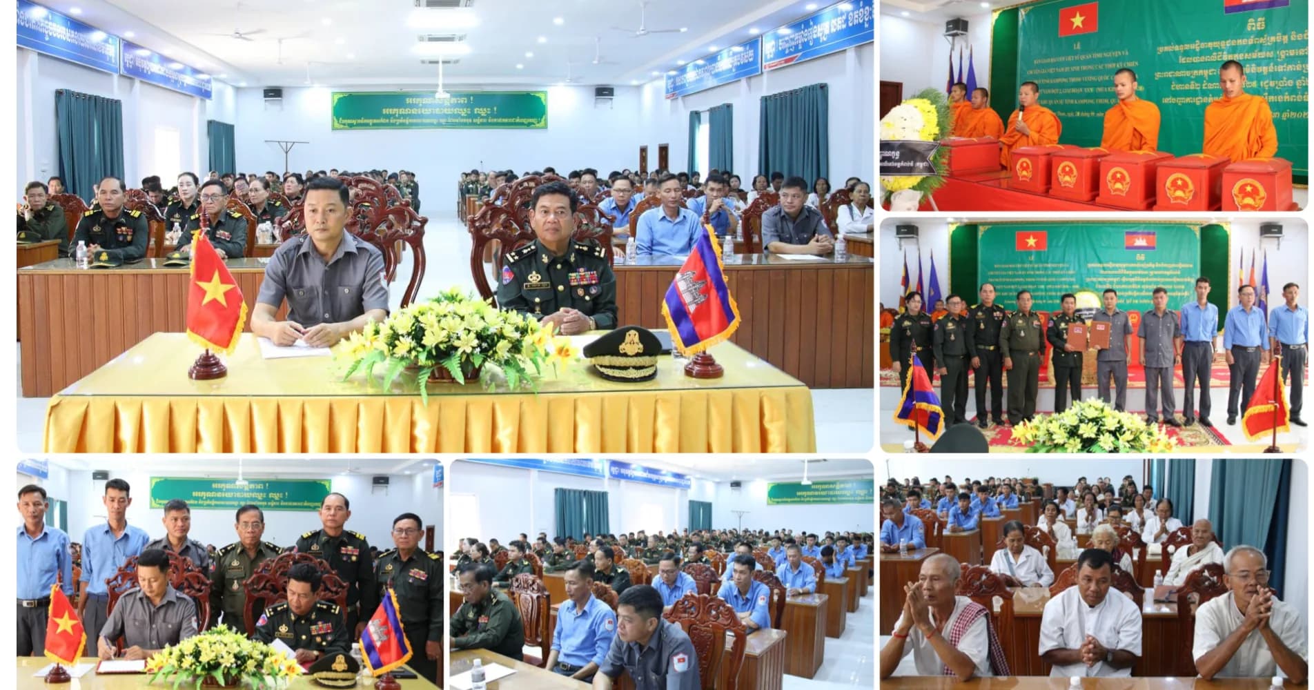 ខេត្តកំពង់ធំ ធ្វើមាតុភូមិនិវត្តន៍អដ្ឋិធាតុកងទ័ពស្ម័គ្រចិត្តវៀតណាម ចំនួន ១៩ អដ្ឋិធាតុ ថ្មី​ទៀត​ ដែលជីករុករកបាននៅក្នុងរដូវប្រាំងឆ្នាំ ២០២៥-២០២៦ ទៅកាន់ប្រទេសកំណើតវិញ