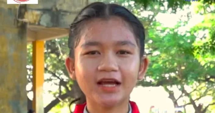 ចំណាប់អារម្មណ៍យុវសិស្ស ឈាន ម៉េងគៀន រៀននៅវិទ្យាល័យជាស៊ីមកំពង់ថ្ម ស្រុកបារាយណ៍ខេត្តកំពង់ធំ ក្នុងឱកាសយុទ្ធនាការ (និយាយថាទេចំពោះព័ត៌មានក្លែងក្លាយ)ជំហាន២