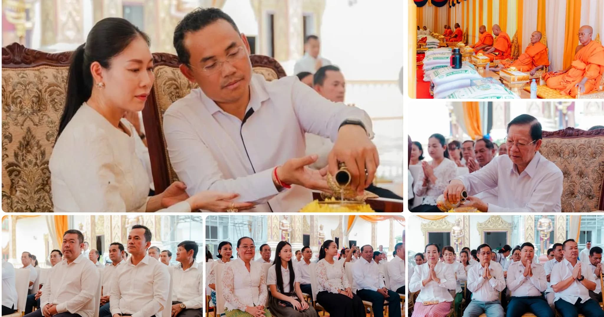 រដ្ឋបាលខេត្តកំពង់ធំ ប្រគេនទៀនព្រះវស្សា ទេយ្យទាន និងបច្ច័យមួយចំនួនដល់ព្រះមេគណខេត្តទាំងពីរគណៈ និងព្រះអនុគណក្រុង-ស្រុកគណៈមហានិកាយ ចំនួន ១១វត្ត នៅវត្តកំពង់ធំ