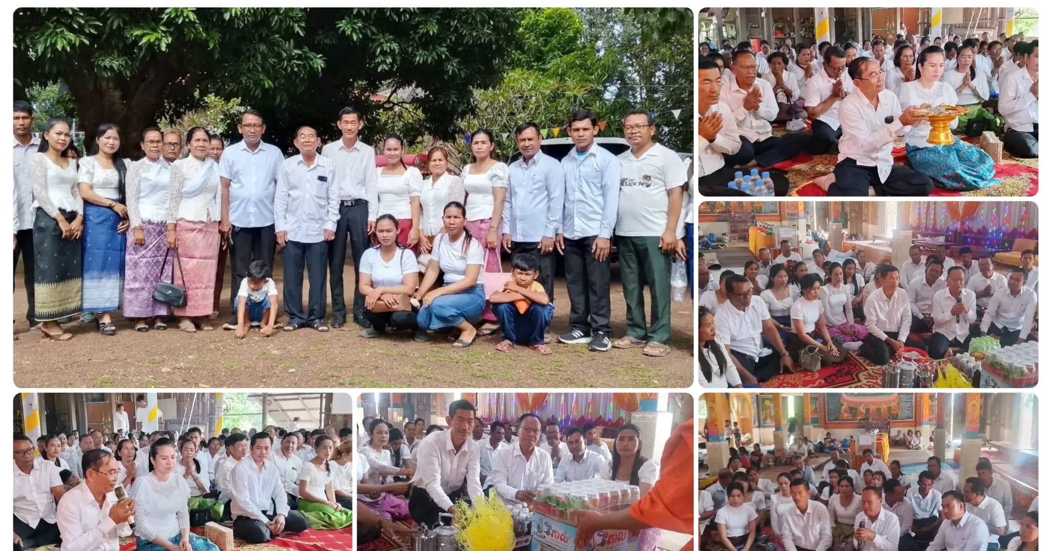 បណ្ឌិត ហេង សំណាង ដឹកនាំក្រុមការងារចូលរួមកាន់បិណ្ឌវេនទី១២ជាមួយពលរដ្ឋ ដើម្បីឧទ្ទិសកុសលដល់ញាតិកាទាំង៧សណ្តាន និងវីរៈកងទ័ពពលី   ពីរវត្តក្នុងឃុំទួលគ្រើល