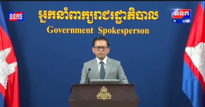 ផ្សាយបន្តផ្ទាល់៖ ​« បច្ចុប្បន្នភាពស្តីពីការវិវឌ្ឍន៍ស្ថានភាពព្រំដែនកម្ពុជាថៃ និង​ព្រឹត្តិការណ៍ថ្មីៗដែលកើតឡើង។ »  ថ្ងៃពុធ ១រោច ខែបឋមាសាឍ ឆ្នាំមមី អដ្ឋស័ក ពុទ្ធសករាជ ២៥៧០ ត្រូវនឹងថ្ងៃទី១៥ ខែកក្កដា ឆ្នាំ២០២៦