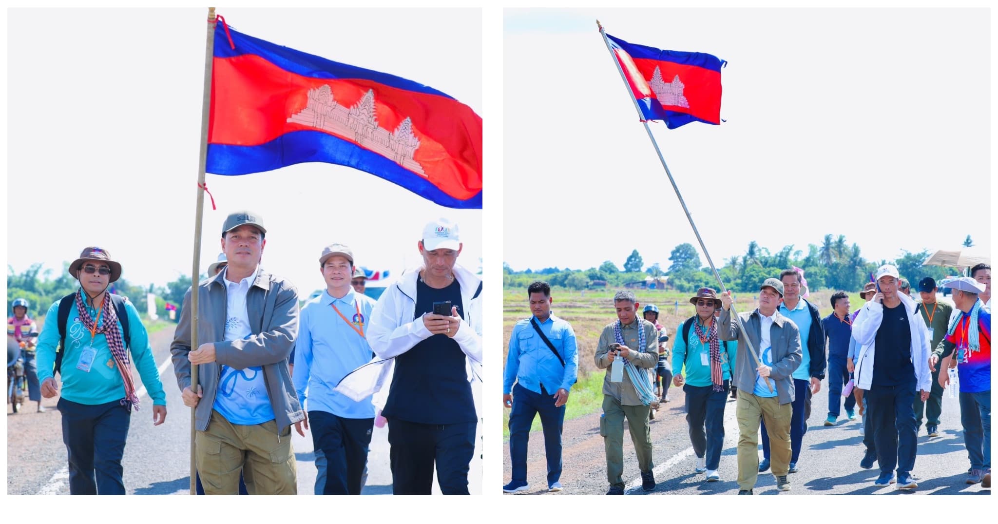 អភិបាលខេត្តកំពង់ចាម អញ្ជើញដើរថ្មើរជើងចម្ងាយ10Km អបអរសាទរ ខួបលើកទី៤៩ ទិវានៃការចងចាំដំណើរឆ្ពោះទៅការផ្ដួលរំលំរបបប្រល័យពូជសាសន៍ ប៉ុល ពត “២០ មិថុនា ១៩៧៧-២០ មិថុនា ២០២៦” នៅតំបន់ប្រវត្តិសាស្រ្តតេជោ-កោថ្មX16