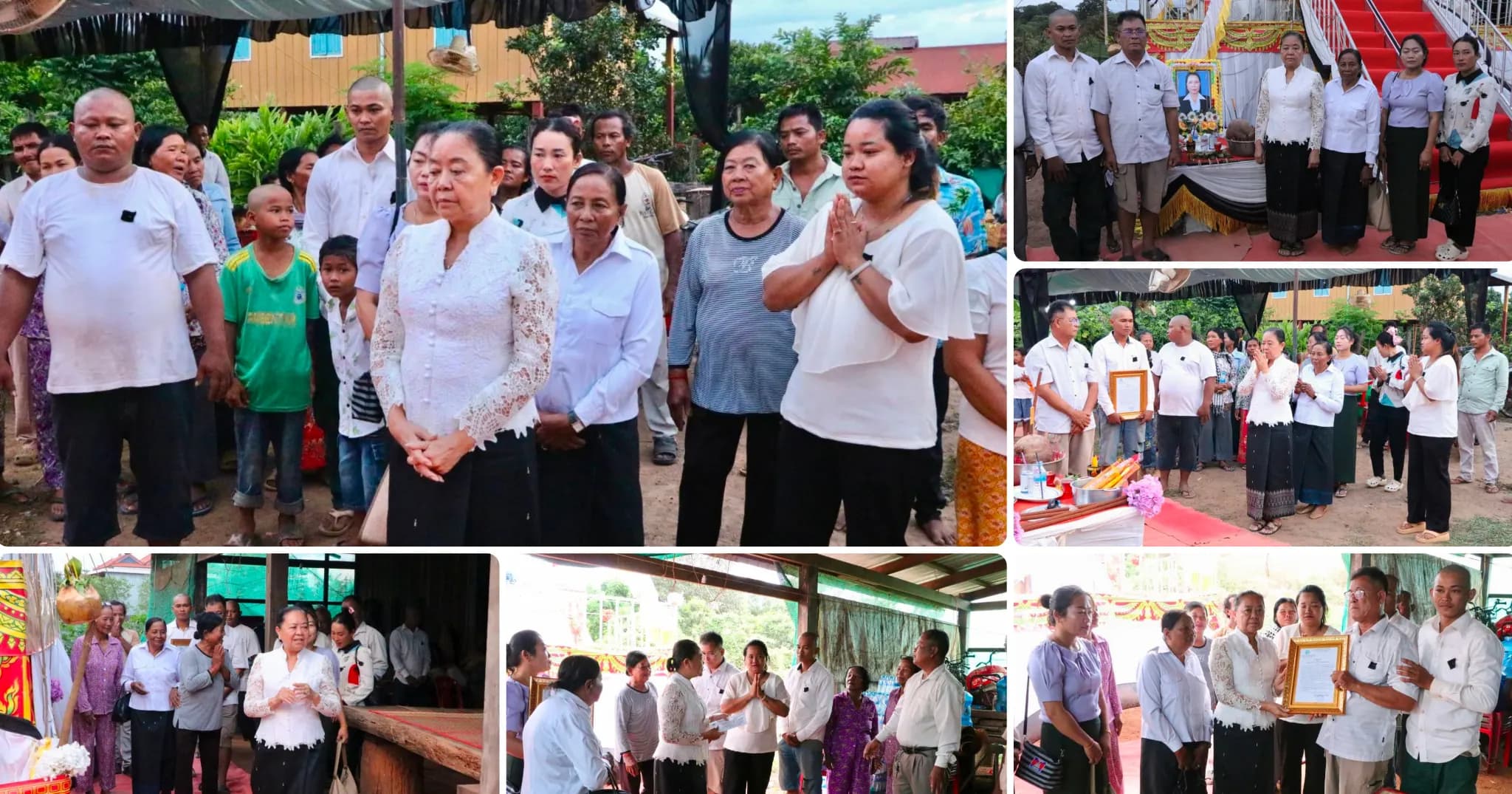 លោកជំទាវ លំ គន្ធារី នាំយកថវិការបស់សម្ដេចកិត្តិសង្គហបណ្ឌិត ម៉ែន សំអន ជូនគ្រួសារសពមានគុណបំណាច់កន្លងមកនៅស្រុកសណ្តាន់