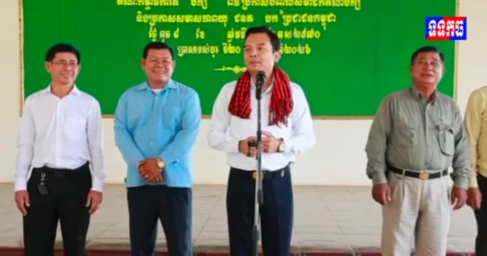 វីដេអូ÷ លោក ឃីម សុខឃាង ជួបសំណេះសំណាល និងសម្តែងការដឹងគុណយ៉ាងជ្រាលជ្រៅចំពោះនិវត្តន៍ជនក្នុងស្រុកប្រាសាទសំបូរ