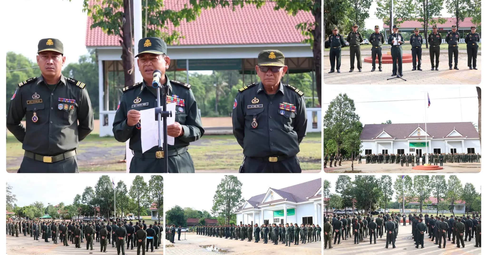 មេបញ្ជាការតំបន់ប្រតិបត្តិការសឹករងកំពង់ធំ ផ្សព្វផ្សាយសភាពការណ៍ថ្មីៗ ពង្រឹងតួនាទីភារកិច្ចរបស់កងយោធពលខេមរភូមិន្ទ និងដាក់ចេញនូវបទបញ្ជាមួយចំនួនជូនដល់កងកម្លាំងក្រោមឱវាទ