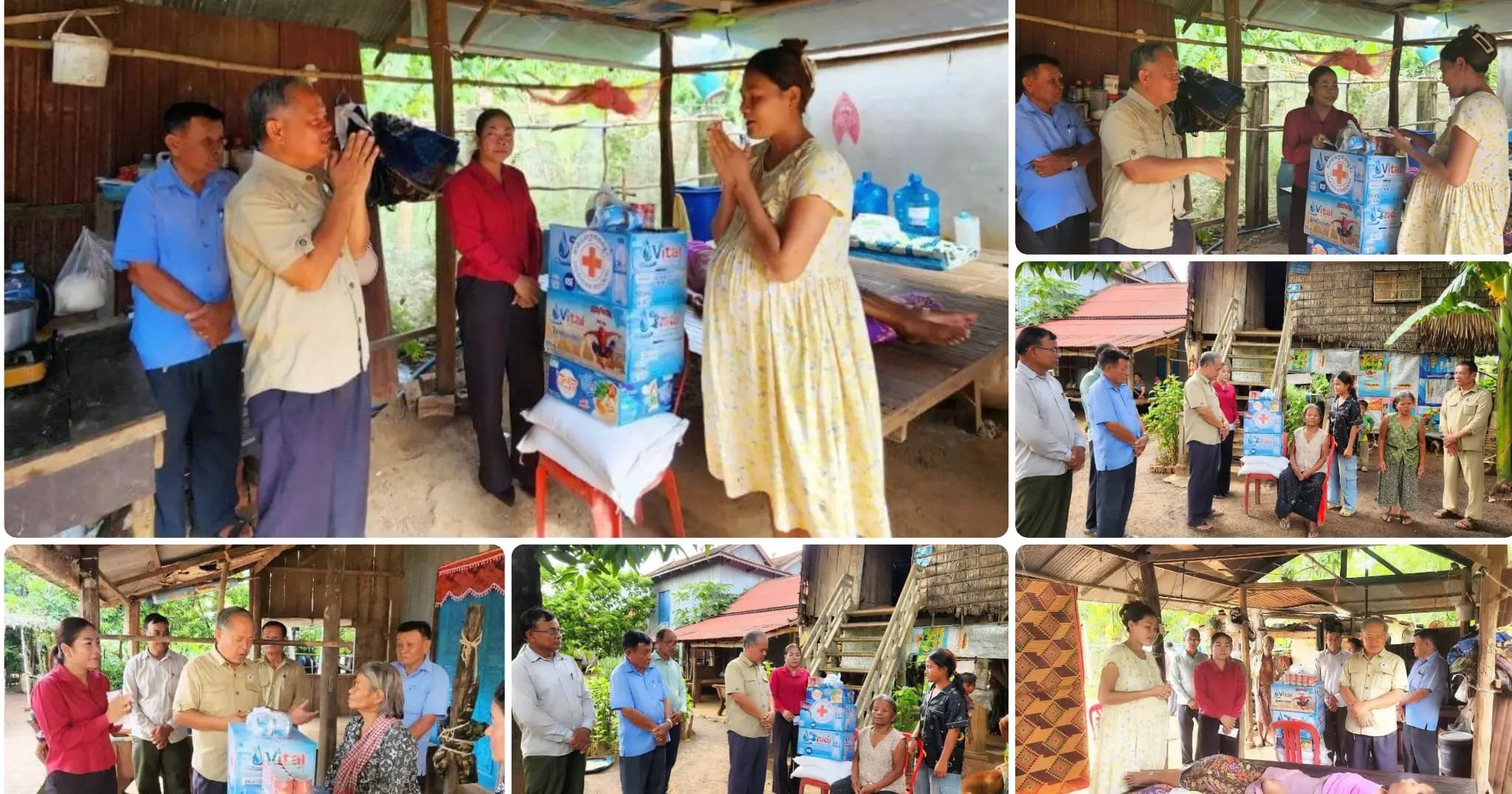 អភិបាលស្រុកតាំងគោក នាំយកអំណោយចុះសាកសួរសុខទុក្ខជនចាស់ជរាមានជីវភាពលំបាក និងជំងឺប្រចាំកាយ៣គ្រួសារ នៅភូមិទួលពភ្លា ឃុំស្រឡៅ