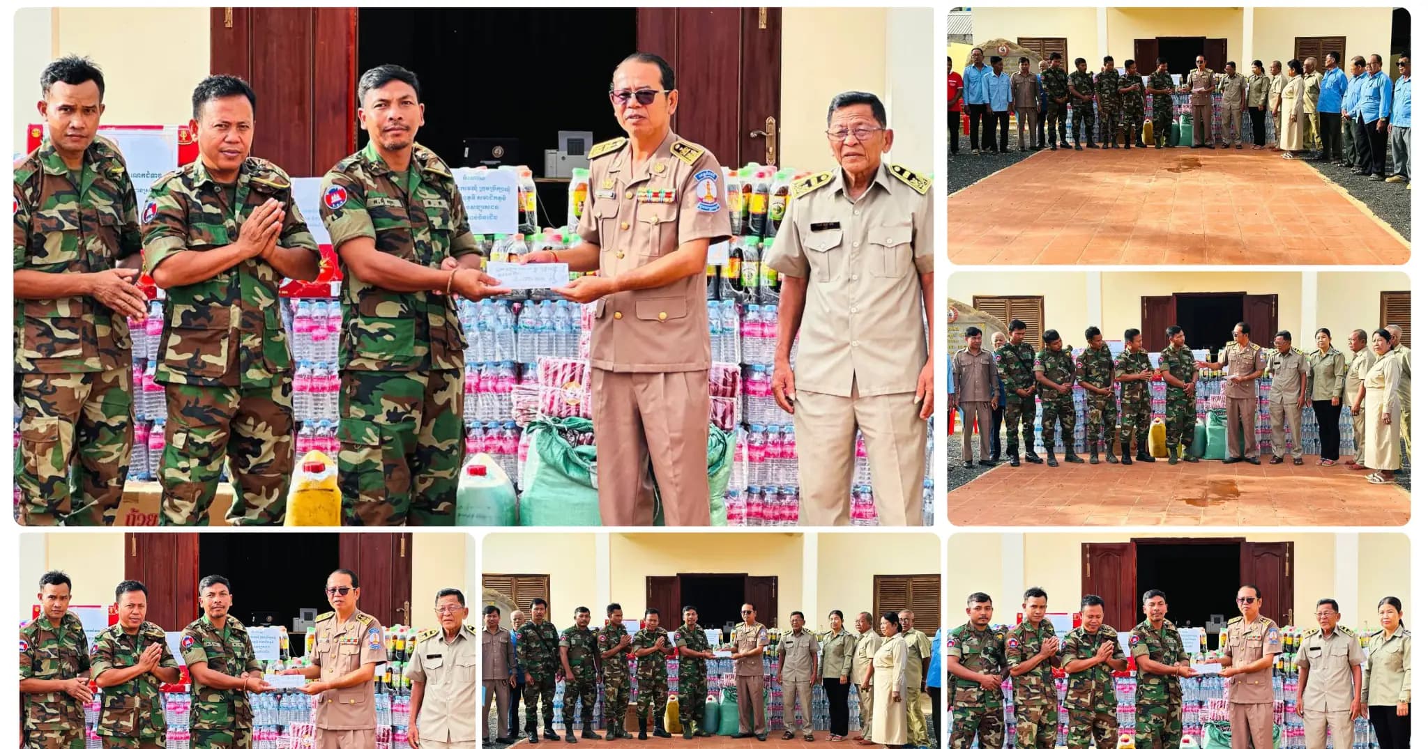 ប្រកៀកស្មារួមគ្នា សមរភូមិក្រោយនាំកម្លាំងចិត្តជូនវីរកងទ័ពការពារទឹកដី