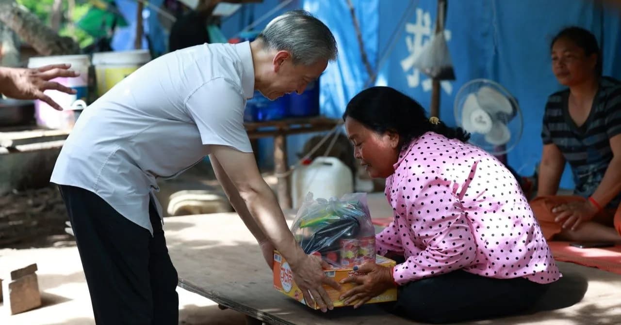«ជំនួយរបស់ភាគីចិននឹងនៅតែបន្ត ដរាបណាប្រជាពលរដ្ឋភៀសសឹកមិនទាន់បានវិលត្រឡប់ទៅផ្ទះវិញ!»