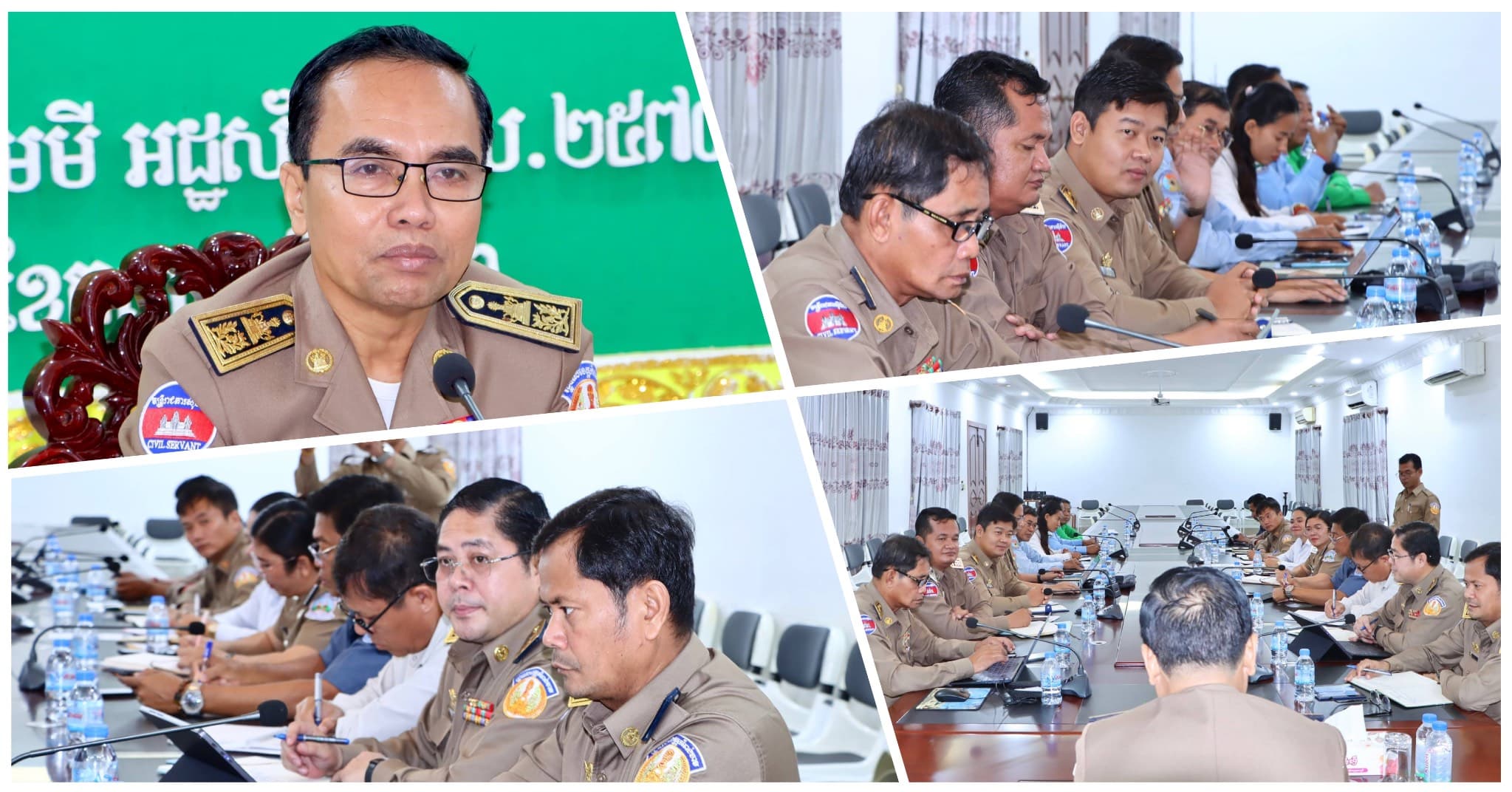 អភិបាលរងខេត្តកំពង់ចាម បើកកិច្ចប្រជុំវាយតម្លៃផលប៉ះពាល់ពីការបាក់ស្រុតច្រាំងទន្លេ និងស្វែងរកវិធានការទប់ស្កាត់