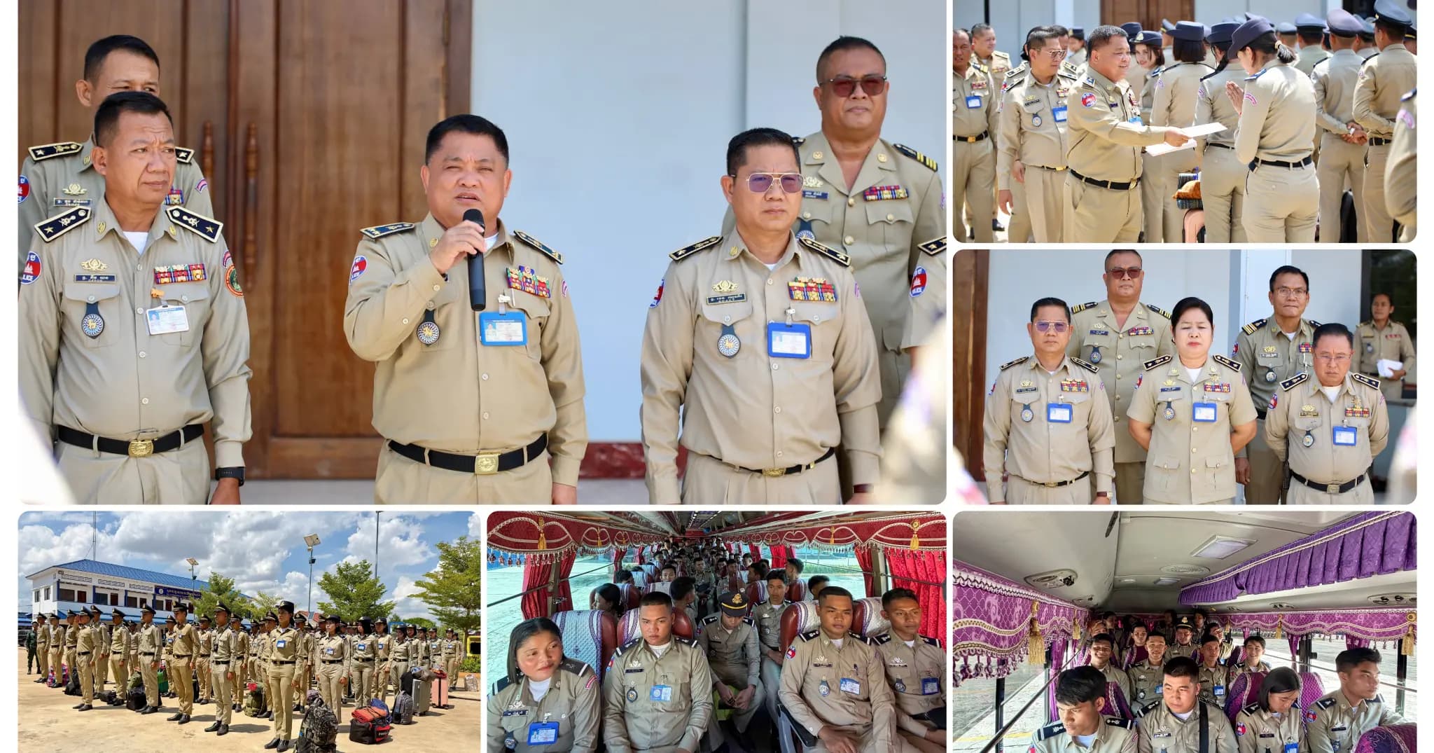លោកឧត្តមសេនីយ៍ទោ ហេង សុផល ជូនដំណើរមន្ត្រីនគរបាលជាតិ ចំនួន ៧៥ រូប ទៅបណ្តុះបណ្តាលនៅសាលានគរបាលជាតិភូមិភាគ៤