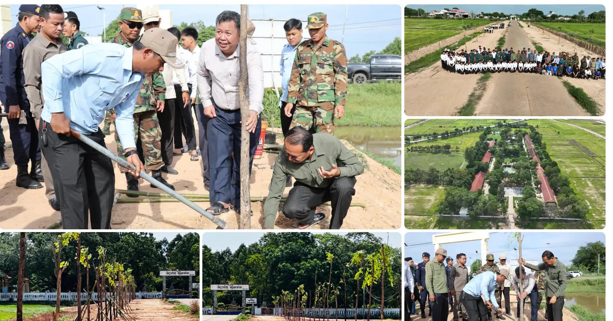អភិបាលស្រុកស្ទោង អំពាវនាវដល់យុវជននិងប្រជាពលរដ្ឋ រួមគ្នាដាំឈើ ដើម្បីបង្កើនគម្របបៃតង និងលើកកម្ពស់សោភ័ណភាពបរិស្ថាន