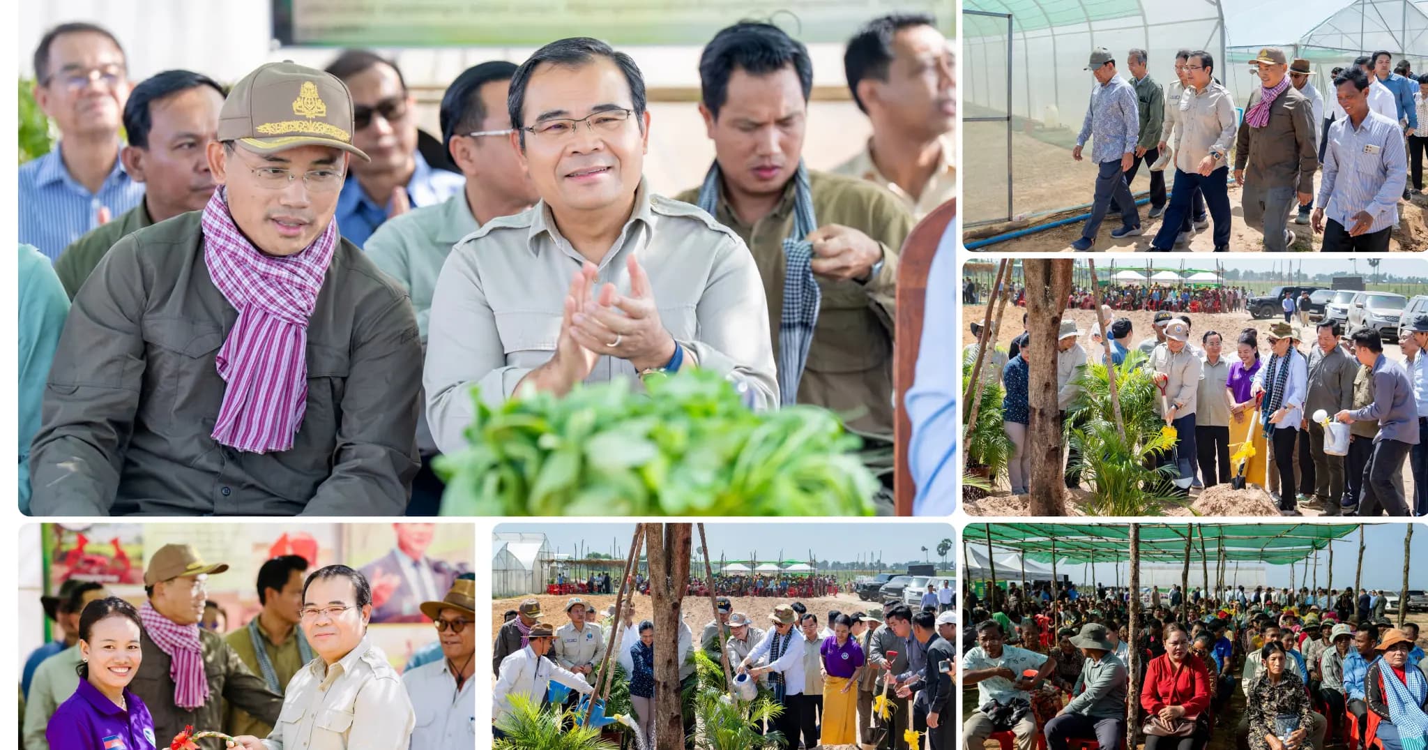 ឯកឧត្តមរដ្ឋមន្ត្រី ថោ ជេដ្ឋា អញ្ជើញចូលរួមពិធីសំណេះសំណាលជាមួយសហគមន៍កសិកម្មសំព្រោជមានជ័យ ក្នុងស្រុកស្ទោង ខេត្តកំពង់ធំ ក្រោមអធិបតីភាពដ៏ខ្ពង់ខ្ពស់ឯកឧត្តមឧបនាយកដ្ឋមន្ត្រីប្រចាំការ