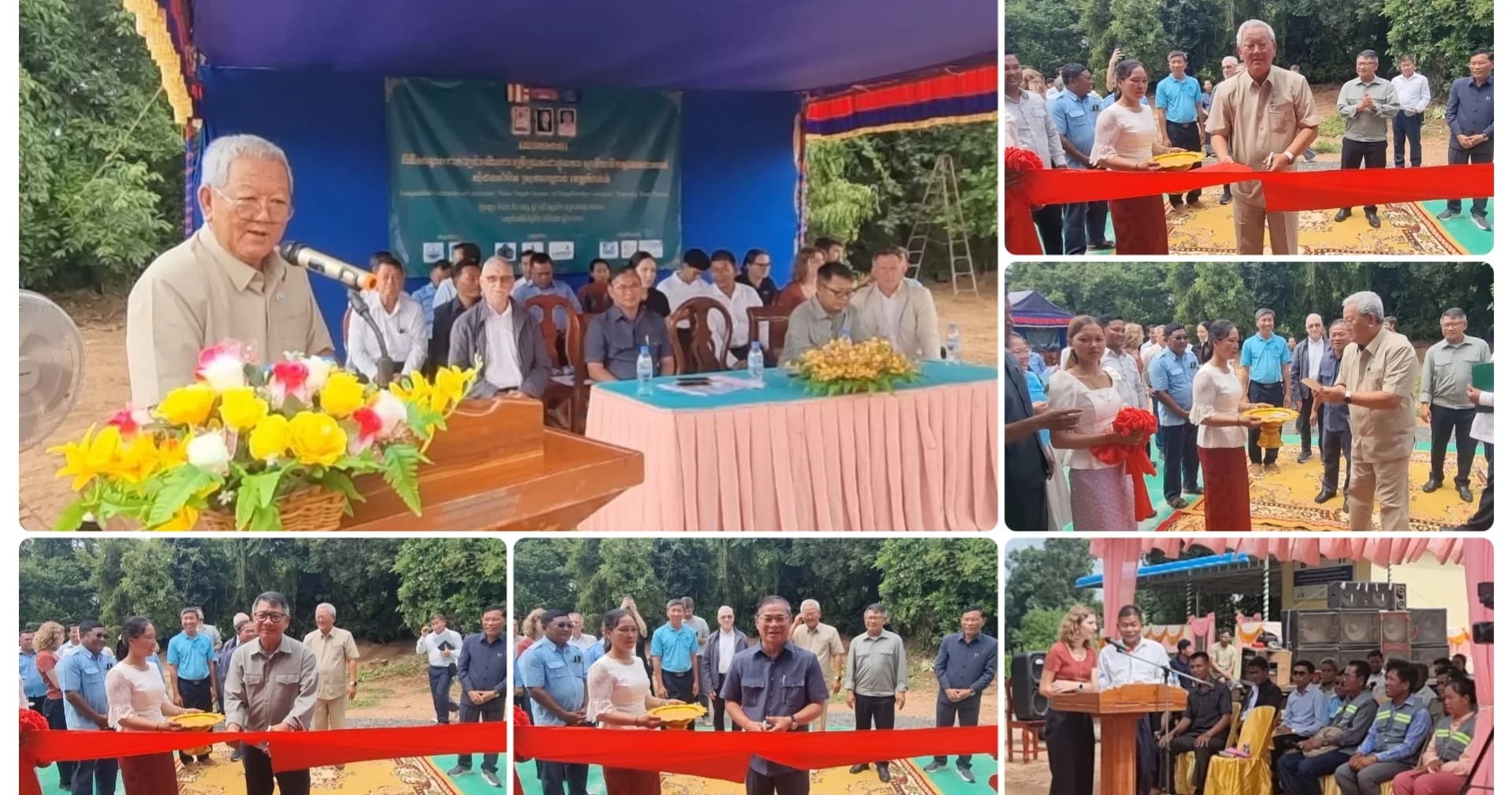 ឯកឧត្តម សាស្ត្រាចារ្យ លឹម ពុយ អញ្ជើញជាអធិបតីពិធីសម្ពោធដាក់ឱ្យដំណើរការជាផ្លូវការស្ថានីយផលិតទឹកស្អាតឃុំដងកាំបិត ស្រុកសណ្ដាន់