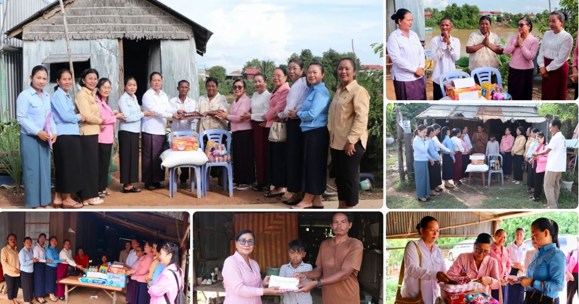 ប្រធានគណកម្មាធិការពិគ្រោះយោបល់កិច្ចការស្រ្តី និងកុមារ និងក្រុមការងារ បាននាំយកគ្រឿងឧបភោគបរិភោគ និងថវិកាមួយចំនួន ទៅប្រគល់ជូនដល់គ្រួសារដែលមានជីវភាពខ្វះខាត នៅសង្កាត់កំពង់ក្របៅ