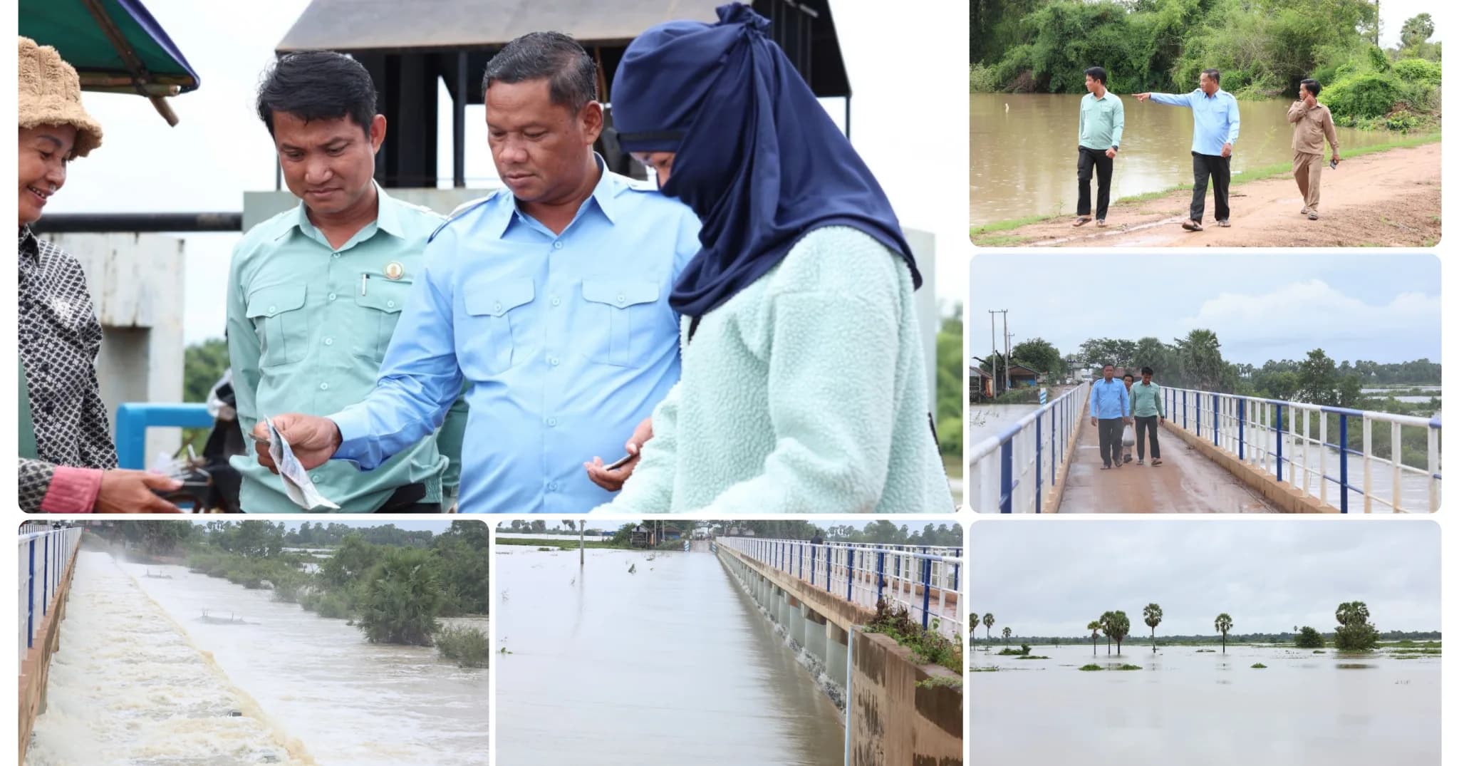 អភិបាលស្រុកប្រាសាទបល្ល័ង្ក ចុះពិនិត្យមើលស្ថានភាពជំនន់ទឹកភ្លៀង នៅតាមបណ្ដាឃុំទាំងអស់ក្នុងស្រុក ដើម្បីត្រៀមវិធានការទប់ស្កាត់ និងជួយអន្តរាគមន៍ ដល់ប្រជាពលរដ្ឋ ដោយភ្លៀងបន្តធ្លាក់ជាបន្តបន្ទាប់